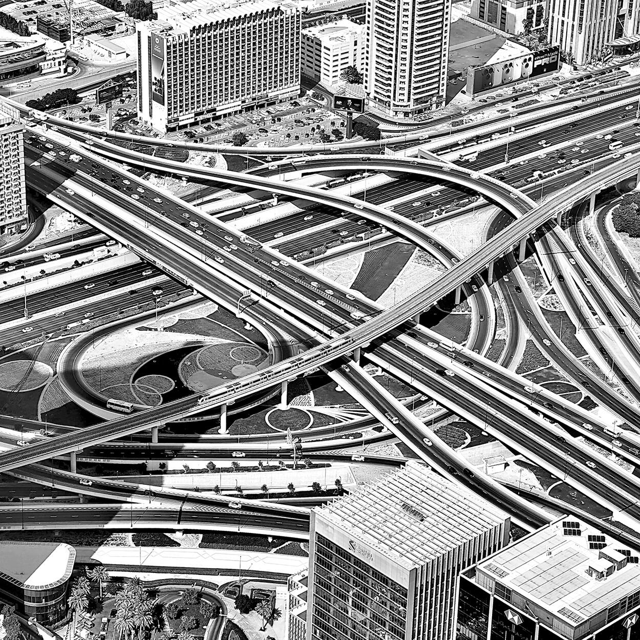 Dubai Highway Intersection
